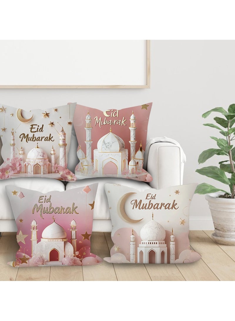 طقم أغطية وسائد 4 قطع، 18x18  - Image 4