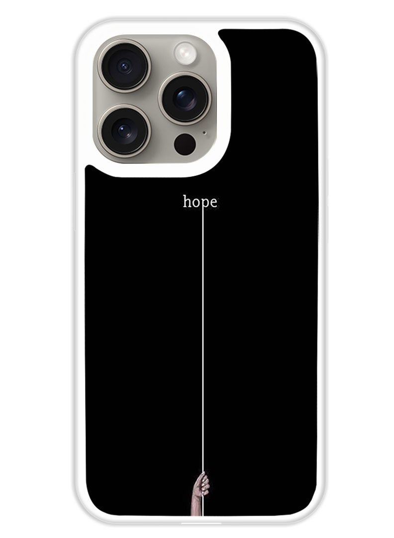 Theodor Protective Case Cover For APPLE IPHONE 15 Pro Hope (White Bumper) - Image 1