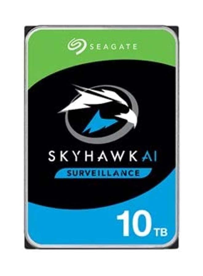 سيجيت 10 تيرابايت SkyHawk AI 7200 دورة في الدقيقة 3.5 بوصة محرك أقراص ثابتة للمراقبة الداخلية (البيع بالتجزئة)، واجهة SATA III 6 جيجابايت/ثانية، ذاكرة تخزين مؤقت 256 ميجابايت، أقصى معدل نقل مستدام 245 ميجابايت/ثانية، 2 مليون ساعة MTBF | ST10000VE001 - Image 4