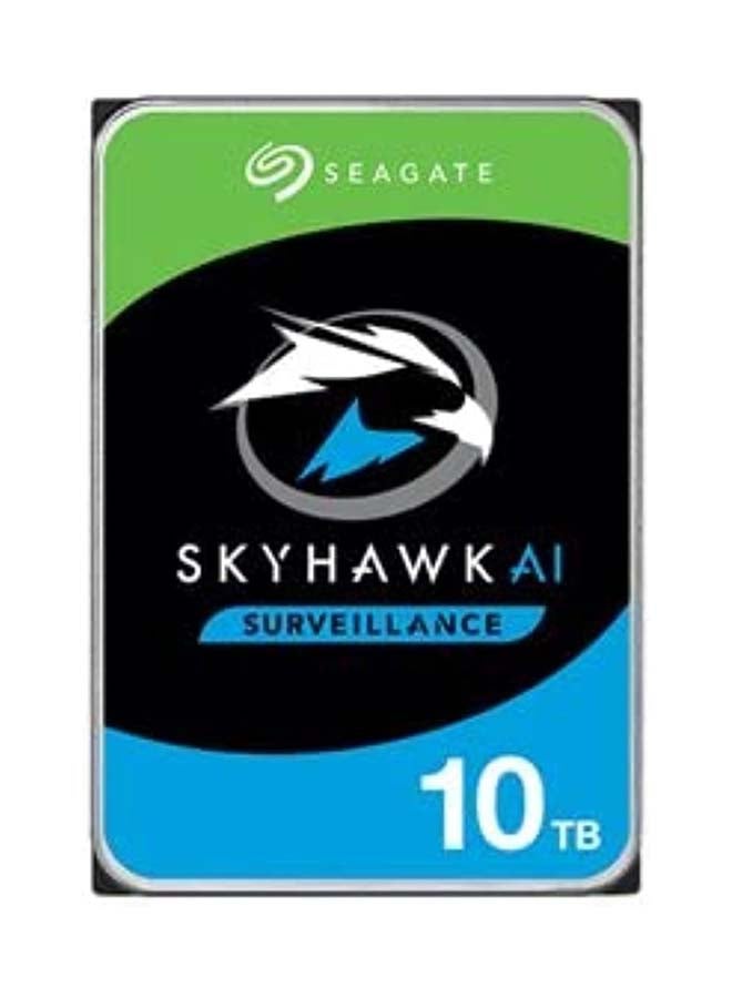 سيجيت 10 تيرابايت SkyHawk AI 7200 دورة في الدقيقة 3.5 بوصة محرك أقراص ثابتة للمراقبة الداخلية (البيع بالتجزئة)، واجهة SATA III 6 جيجابايت/ثانية، ذاكرة تخزين مؤقت 256 ميجابايت، أقصى معدل نقل مستدام 245 ميجابايت/ثانية، 2 مليون ساعة MTBF | ST10000VE001 - Image 2