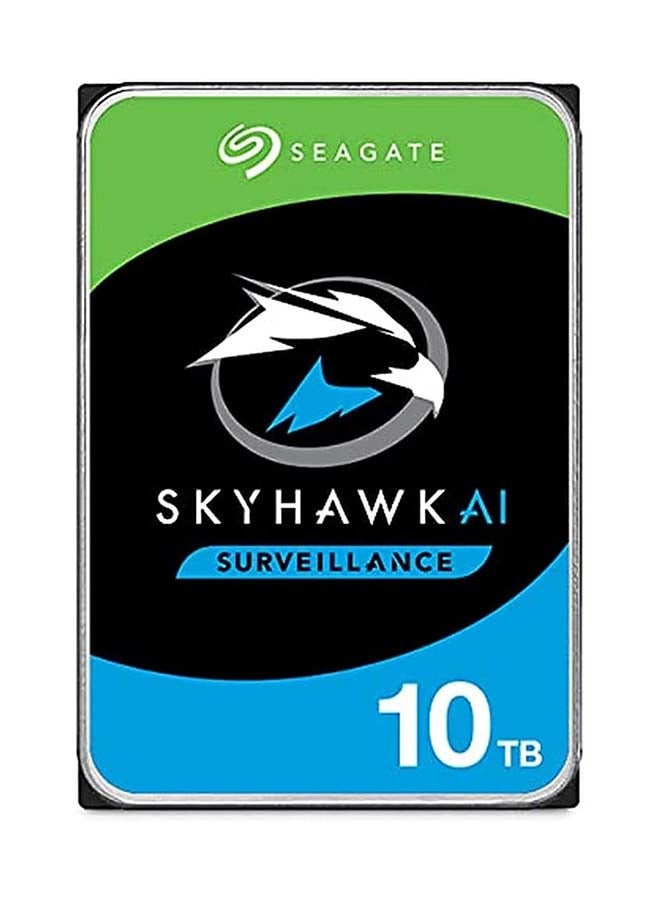 سيجيت 10 تيرابايت SkyHawk AI 7200 دورة في الدقيقة 3.5 بوصة محرك أقراص ثابتة للمراقبة الداخلية (البيع بالتجزئة)، واجهة SATA III 6 جيجابايت/ثانية، ذاكرة تخزين مؤقت 256 ميجابايت، أقصى معدل نقل مستدام 245 ميجابايت/ثانية، 2 مليون ساعة MTBF | ST10000VE001 - Image 3