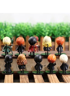 General Anime Blind Box Harry Potter Figure Hermione Ron Malfond Snape Professor Wizardry Academy Ornament Model 10 Pieces  - Image 2