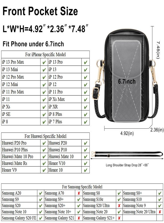 KUKOO Small Crossbody Phone Bags for Women Cell Phone Purse Wallet with Card Slots - Image 3