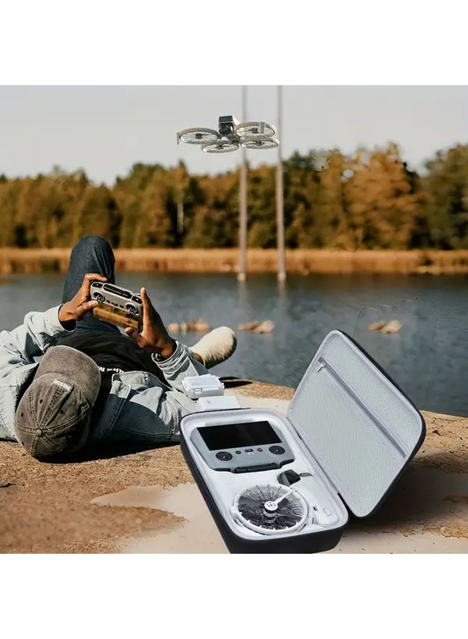 حقيبة حمل جهاز التحكم عن بعد DJI Flip Fly More Combo المحمولة والمتينة للغاية باللون الأسود - Image 4