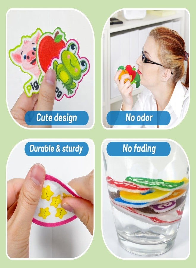 PENGFULL 5 Felt Learning Pieces Set,Alphabet Letters Fruits and Vegetables Numbers Community Helpers Transportation Learning Pieces,for Felt Flannel Board, for Toddlers Kindergarten Preschool - Image 5