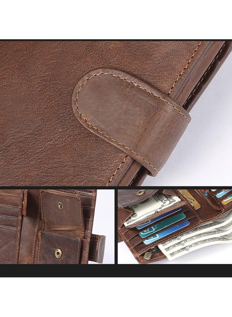 general Front Pocket Sim Leather Wallet For Men Large Capacity Bifold Fashion Wallet - Image 3