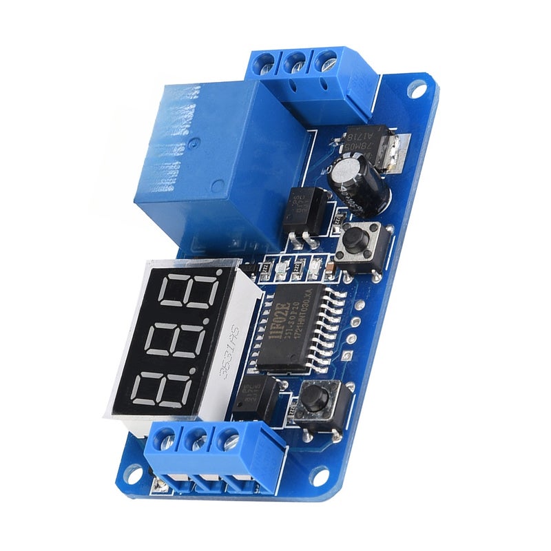 وحدة مفاتيح التحكم التلقائي PLC لمقياس توقيط رقمي مع شاشة LED (12 فولت) - Image 1