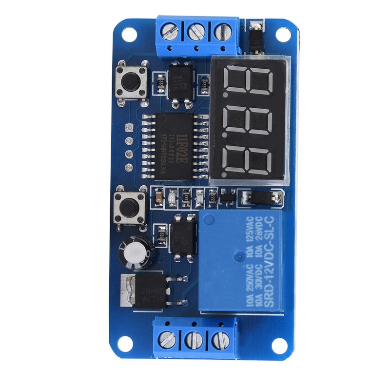 وحدة مفاتيح التحكم التلقائي PLC لمقياس توقيط رقمي مع شاشة LED (12 فولت) - Image 4