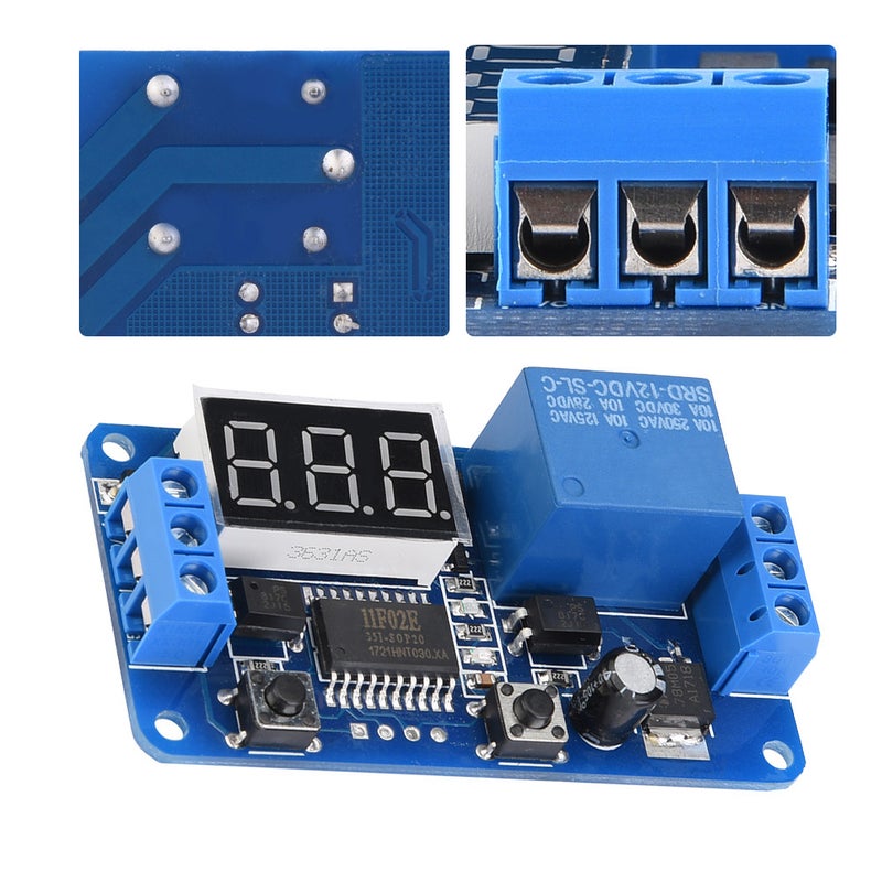 وحدة مفاتيح التحكم التلقائي PLC لمقياس توقيط رقمي مع شاشة LED (12 فولت) - Image 2