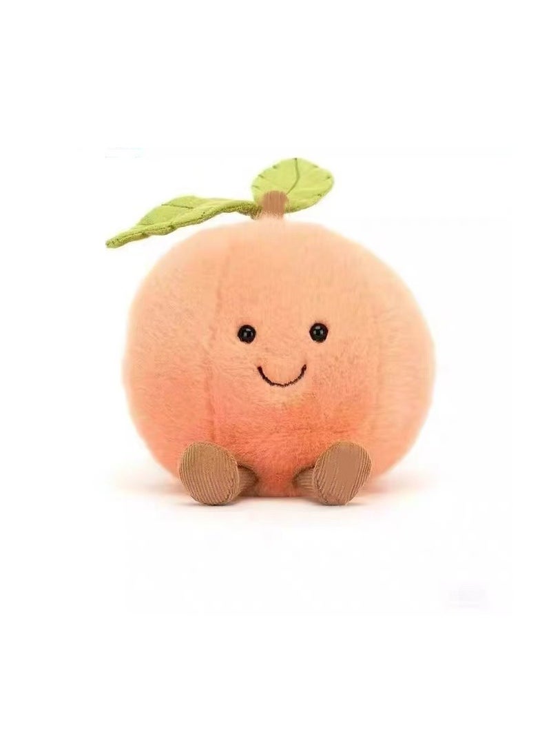 general Original peach to send dust bag plush toy girls birthday gift, cute soothing doll to send children, girls gift - Image 1