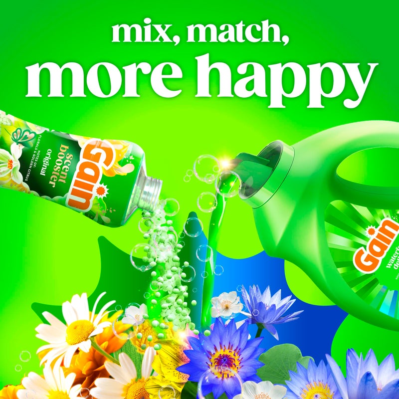 Gain Ultra Oxi Liquid Laundry Detergent, 107 loads, 154 fl oz, Waterfall Delight Scent, 2-in-1, HE Compatible - Image 5