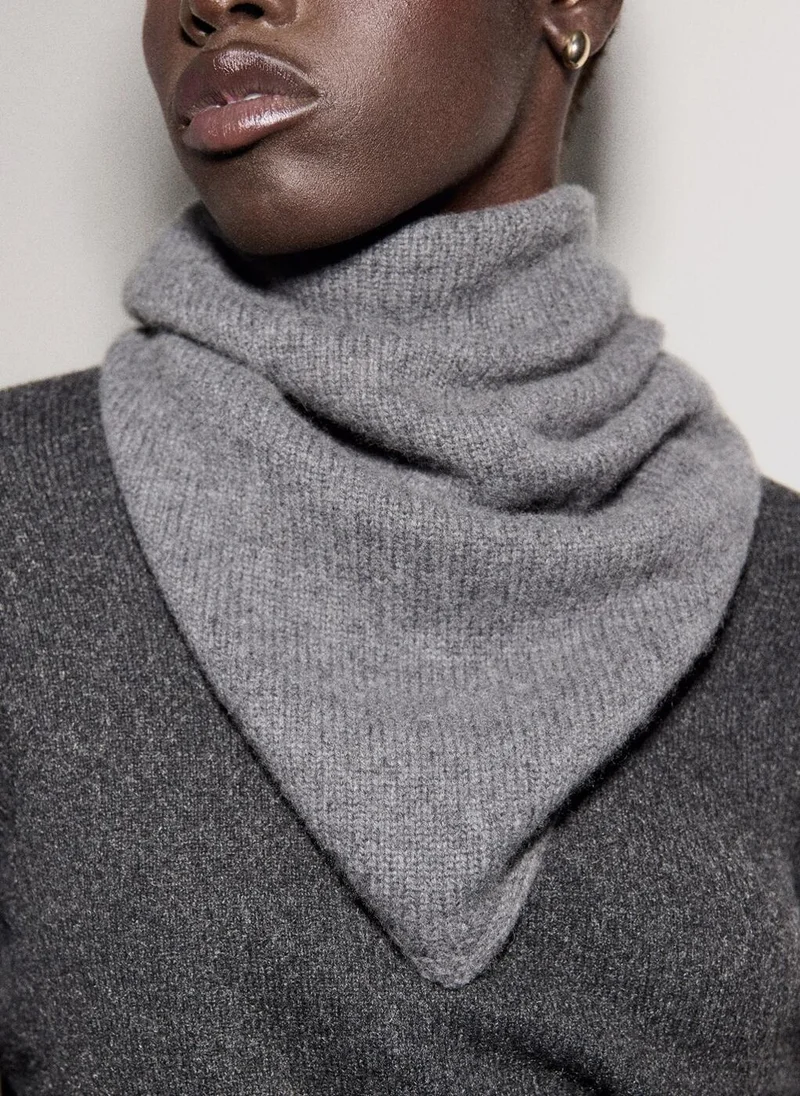 Mango  Ribbed turtleneck sweater for Women | Best Price UAE