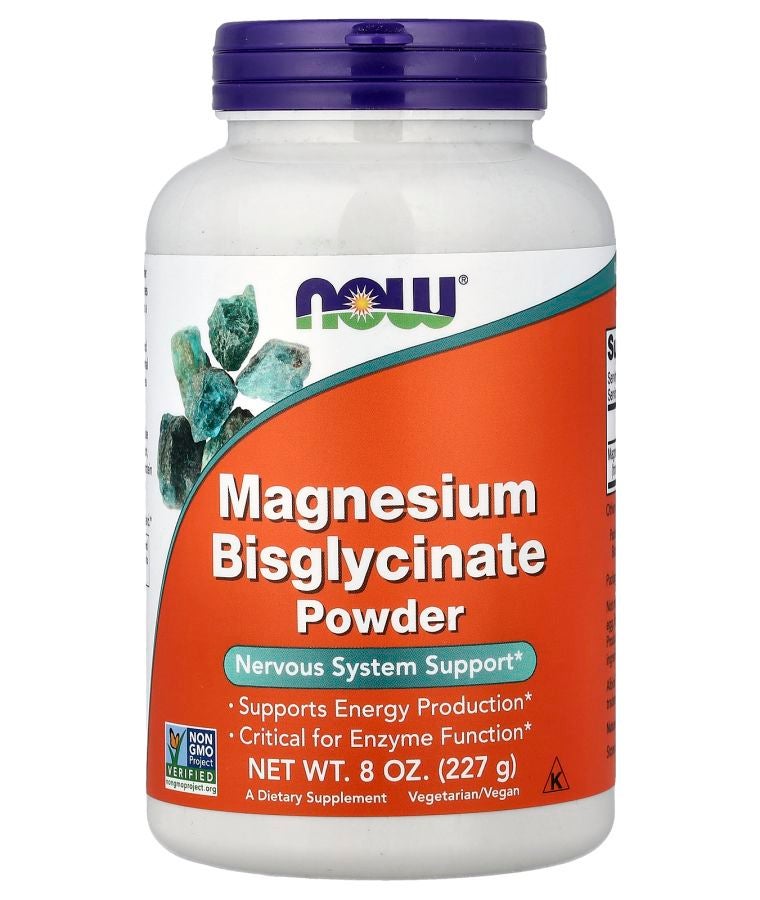 now Magnesium Bisglycinate Powder 8 oz (227 g)