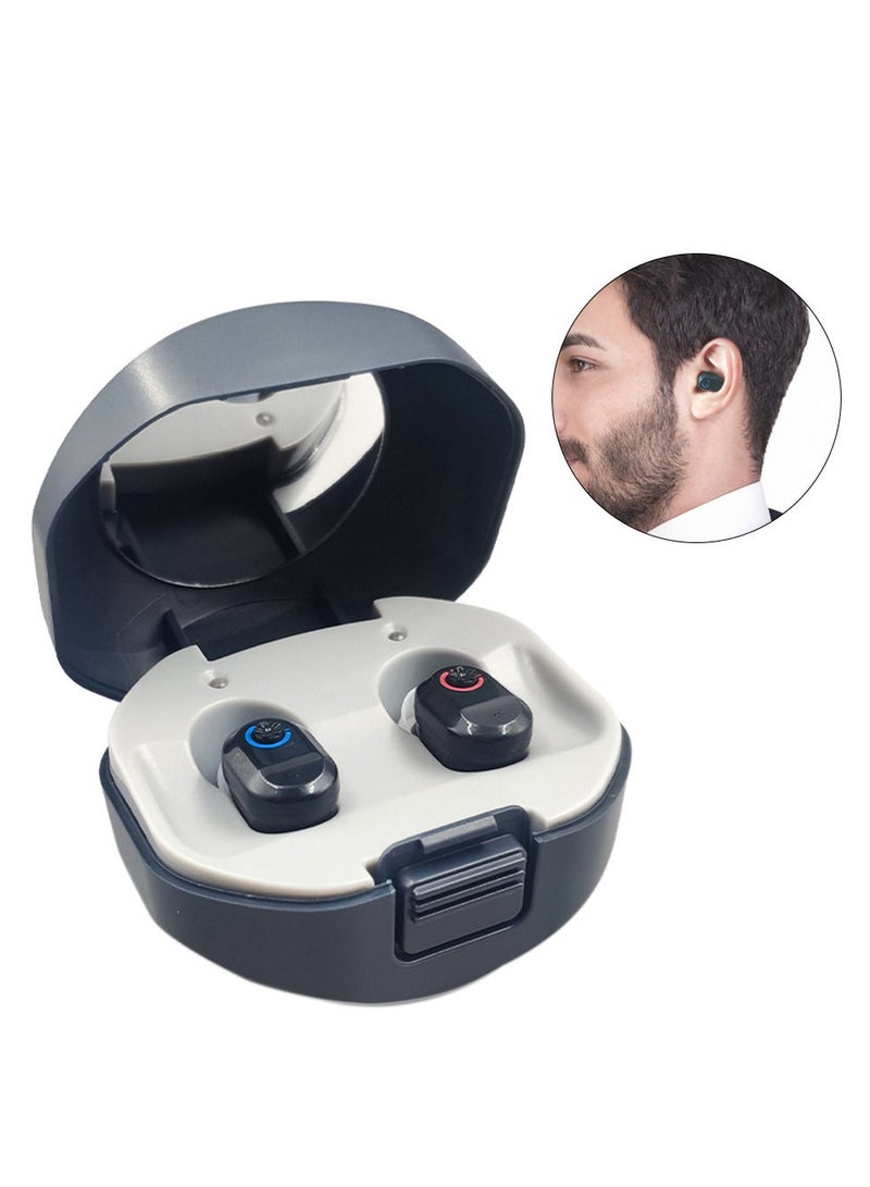 Mini Invisible Hearing-aid Sound Amplifier Volume Adjustable Ear Hearing Assistant Helper for Elderly Hearing Loss People - Image 1