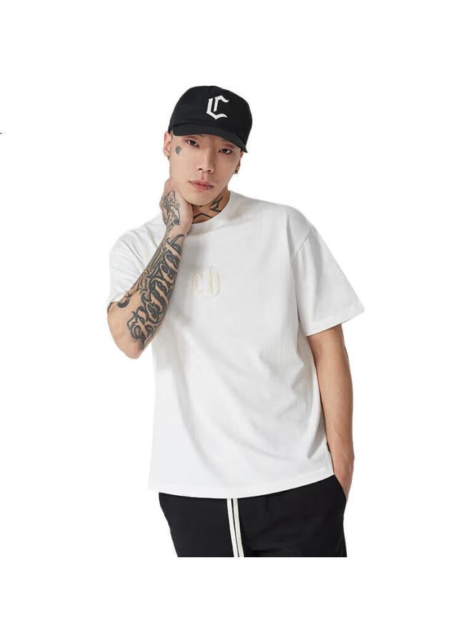 CHINISM Men'S Short Sleeve Summer Casual Cotton Round Neck Loose Half Sleeve T-Shirt Men Sc21021420 - Image 3