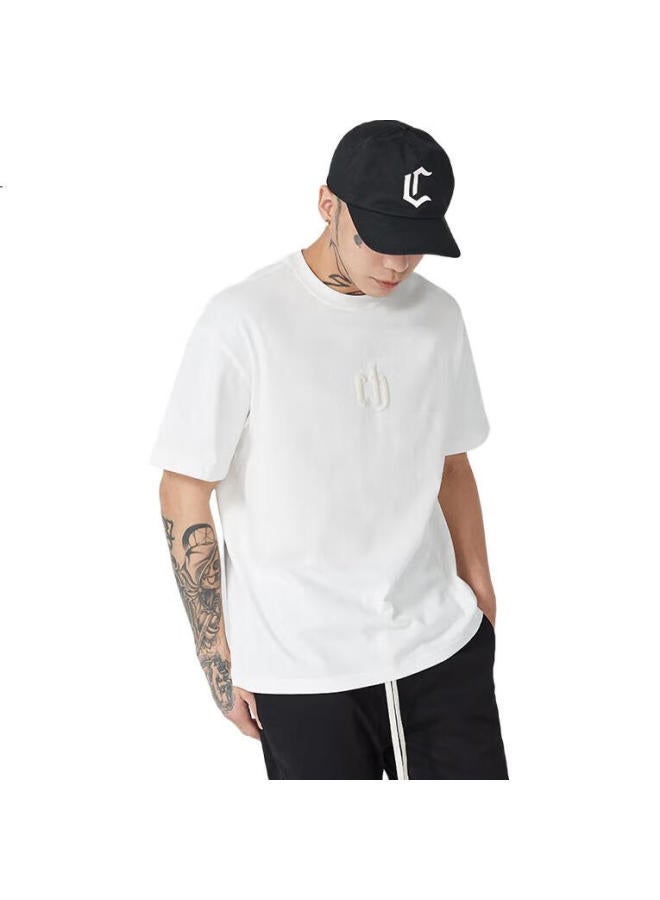 CHINISM Men'S Short Sleeve Summer Casual Cotton Round Neck Loose Half Sleeve T-Shirt Men Sc21021420 - Image 1