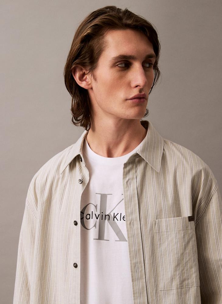 كالفن كلاين جينز تيشيرت قصير الأكمام - Image 4