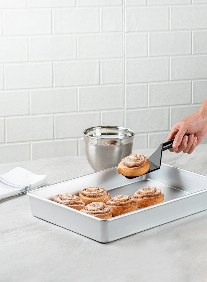 ريستورنت وير صينية خبز مستطيلة الشكل من ريستورانت وير-ميت لوكس، مقاس 18 × 12 × 2 بوصة، ذات جوانب مستقيمة، جاهزة للاستخدام في الفرن، قابلة للتجميد، مصنوعة من الألومنيوم المؤكسد، مقاومة للدهون، مثالية لأعياد الميلاد. - Image 4