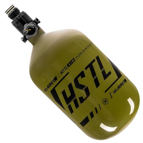 HK Army HSTL 68/4500 Carbon Fiber HPA Compressed Air Paintball Tank System - Standard Reg (Olive/Black) - Image 5