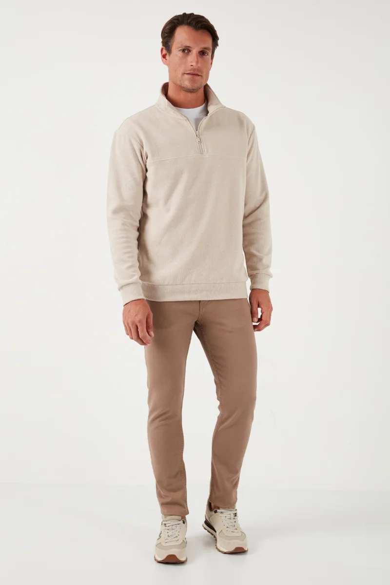 بوراتي Cotton Regular Fit Sweater Men's Sweater 456112 Br