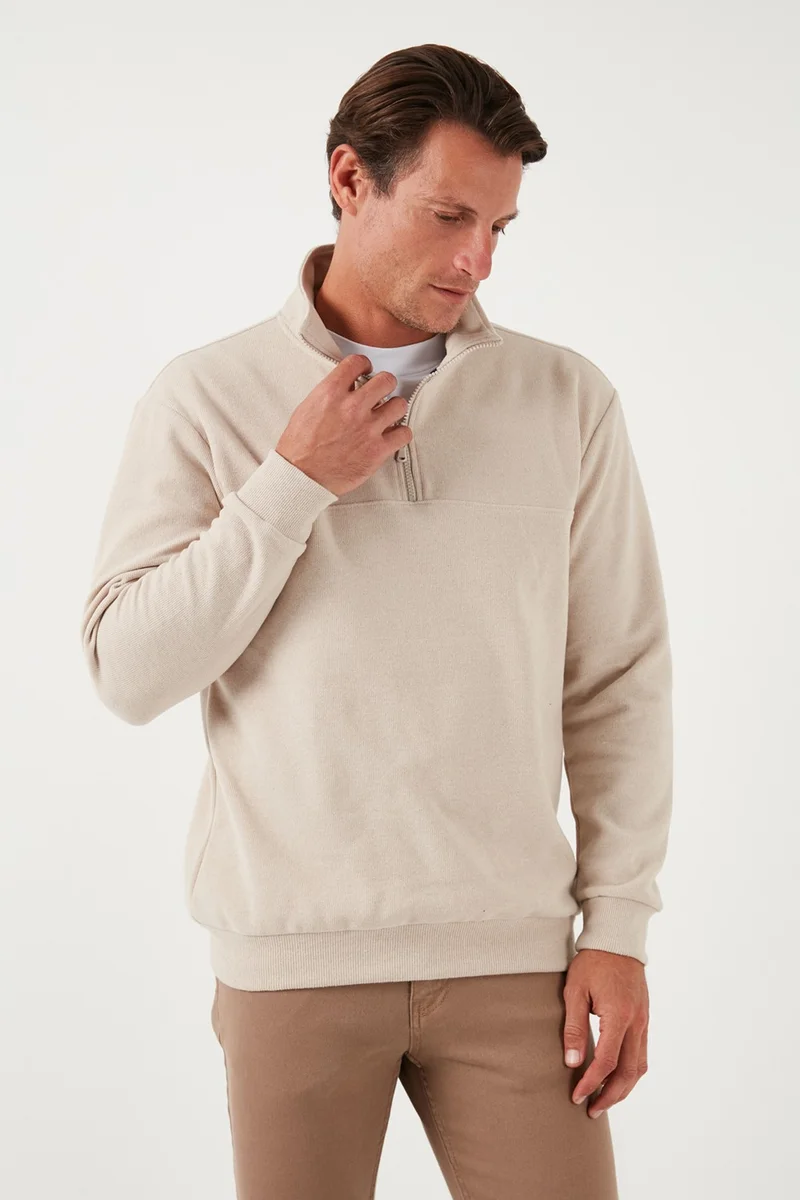 بوراتي Cotton Regular Fit Sweater Men's Sweater 456112 Br