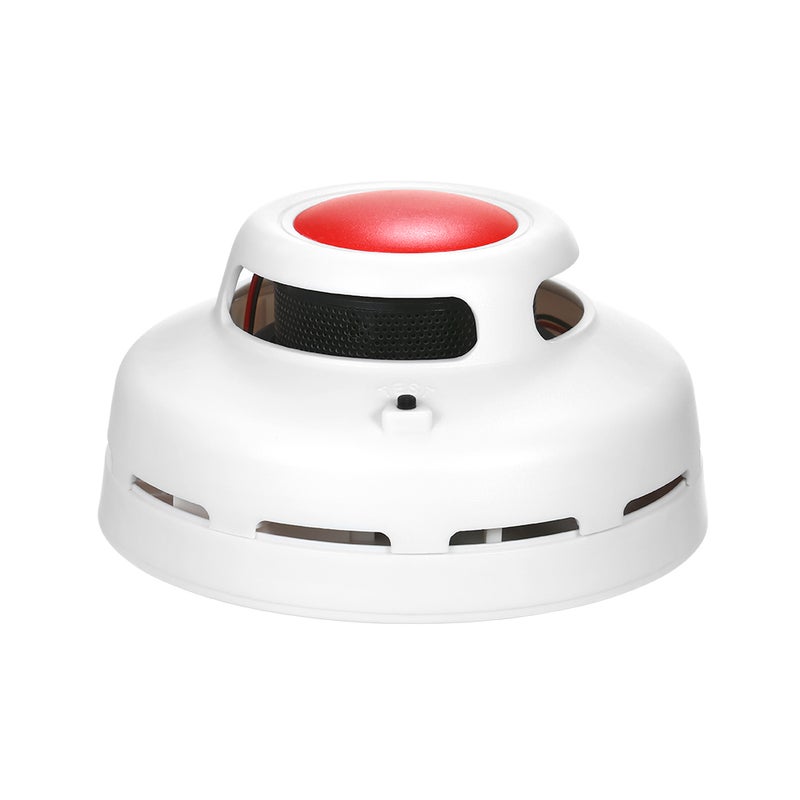 Carbon Monoxide Detector and Smoke Alarm 9V Battery Operated Dual Sensor Smoke CO Detector with Red LED Indicate Alarm - Image 2