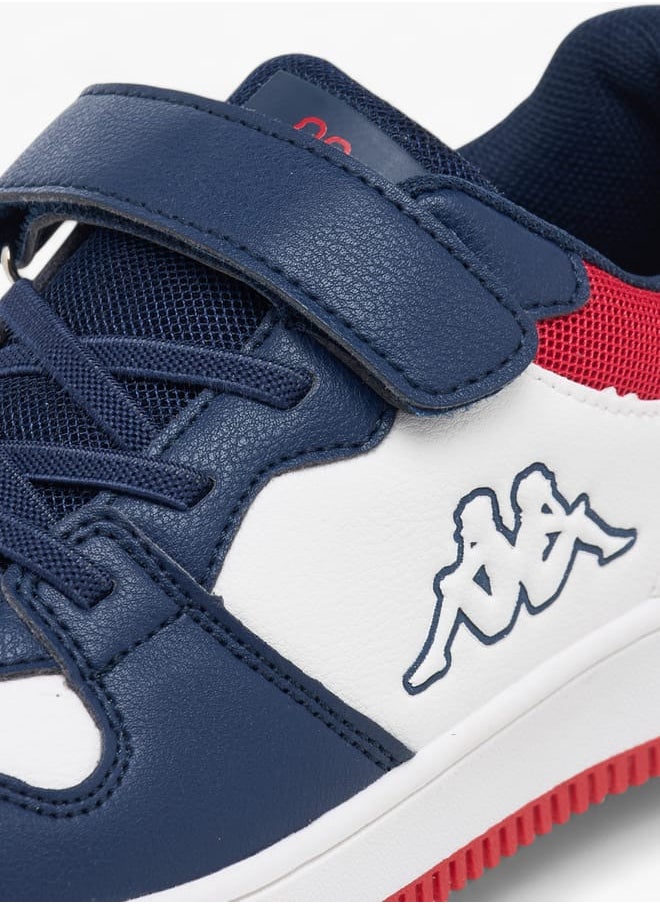 Kappa Boys Logo Detail Sports Shoes With Hook And Loop Closure  - Image 4