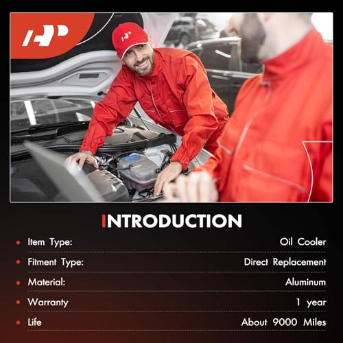 A-Premium Engine Oil Cooler Compatible with Volkswagen Jetta Passat Golf Beetle Cabrio Corrado EuroVan Audi A4 A6 80 90 100 Quattro 4000 Cabriolet - Image 2