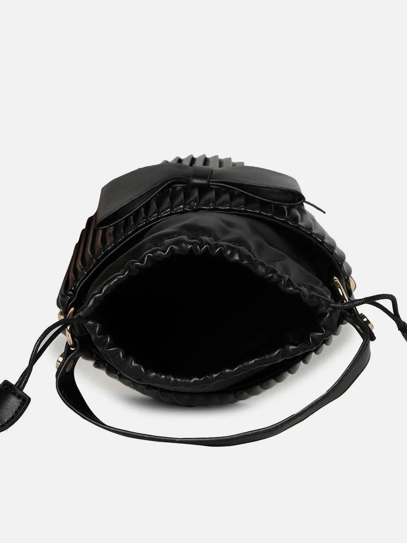 Haute Sauce Charcoal Black Bucket Bag