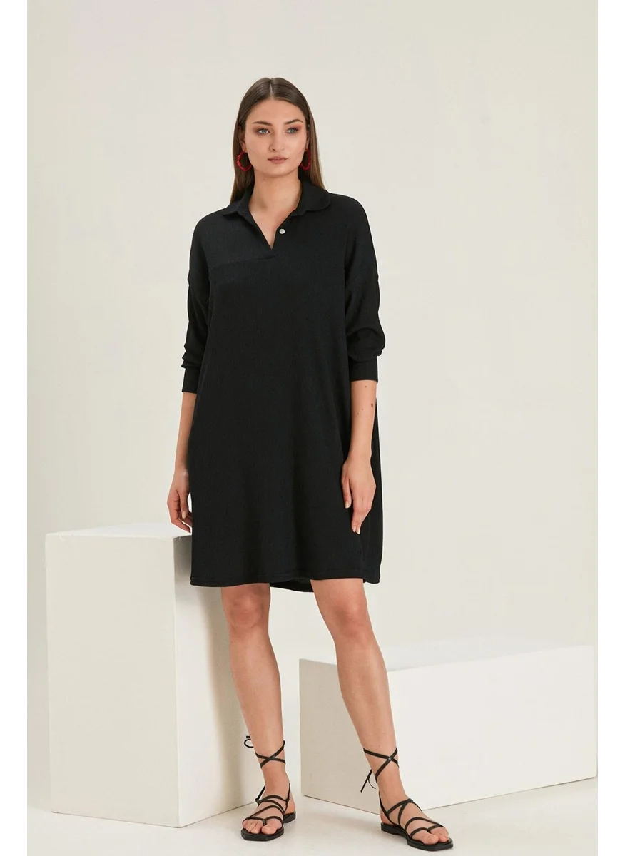الكسندر جاردي Button Detail Dress (B22-21900)