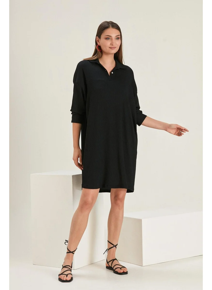الكسندر جاردي Button Detail Dress (B22-21900)