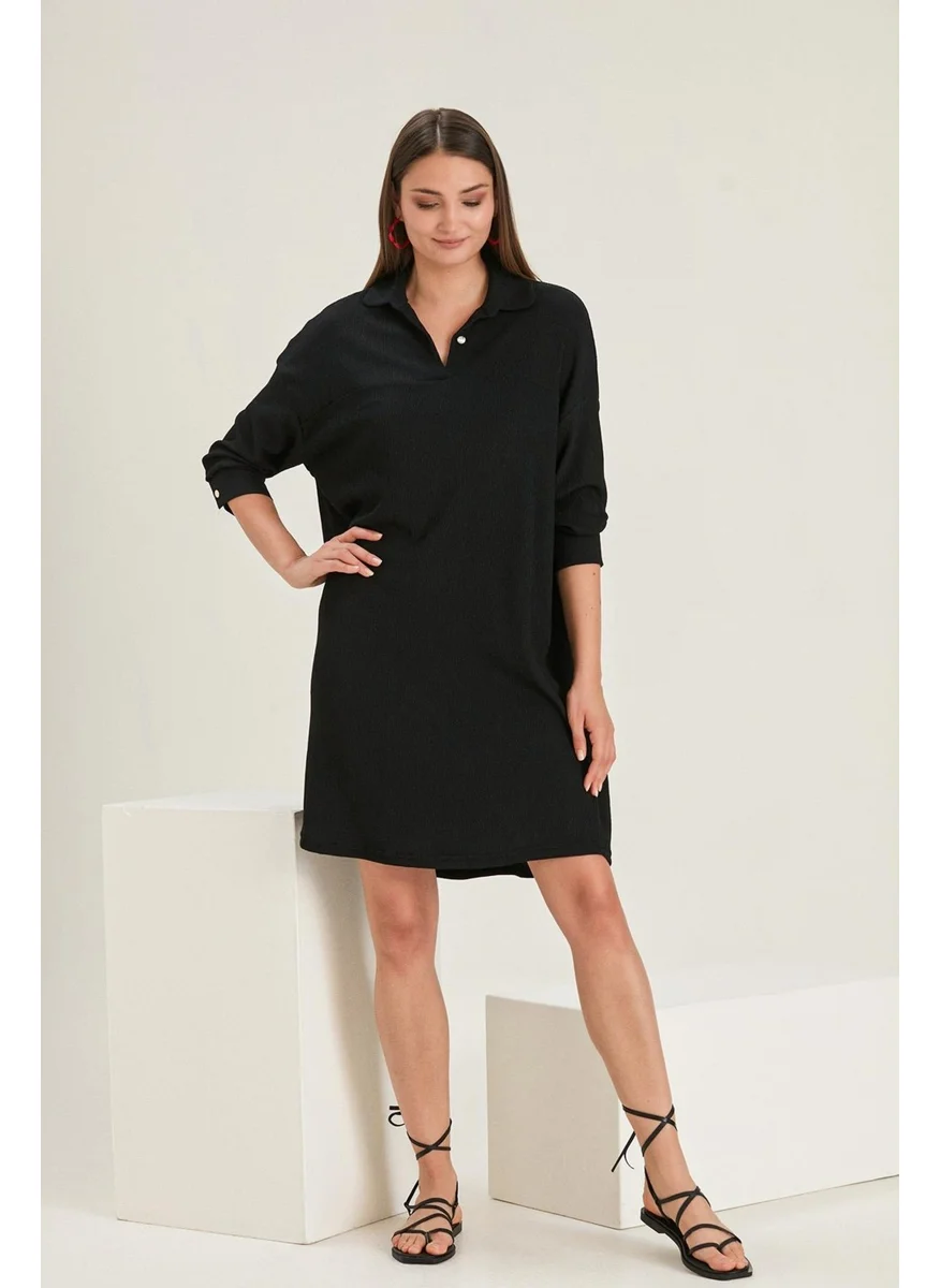 Alexander Gardi Button Detail Dress (B22-21900)