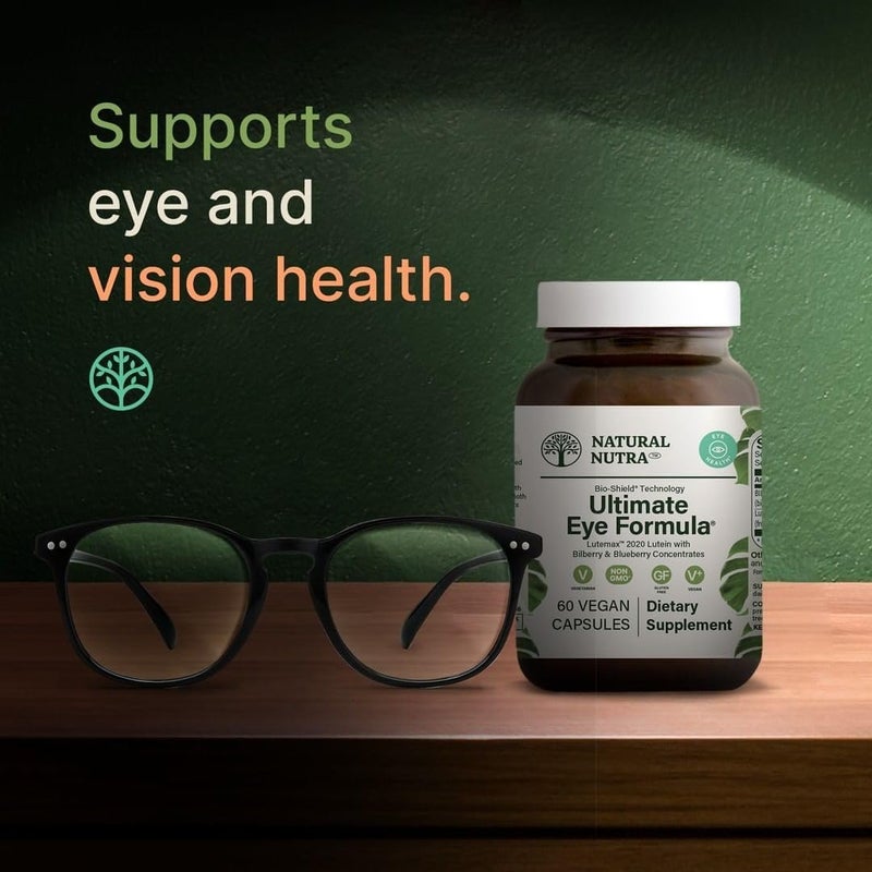Natural Nutra Ultimate Eye Health Vitamins Supplement Improves Night Vision and Day Vision Support Eye Health Promote Ability to See Colors Non GMO Gluten Free Bilberry Extract 60 Capsules - Image 4