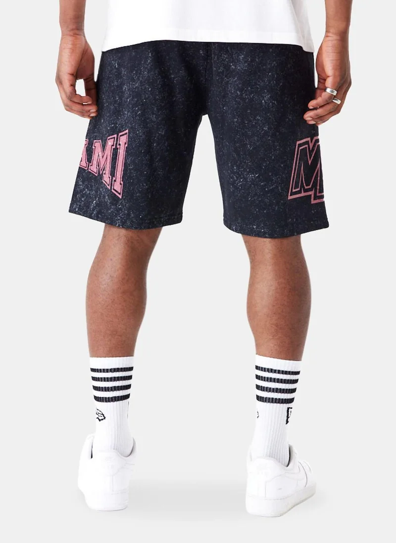 NEW ERA Men's NBA Miami Heat Washed Shorts