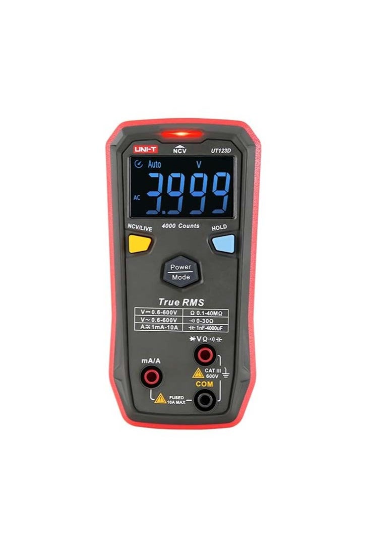 UniT UNI-T UT123D Digital Smart Multimeter NCV EBTN Display DC/AC Current Voltage Meter Capacitance Resistance Meter Multi Tester - Image 1