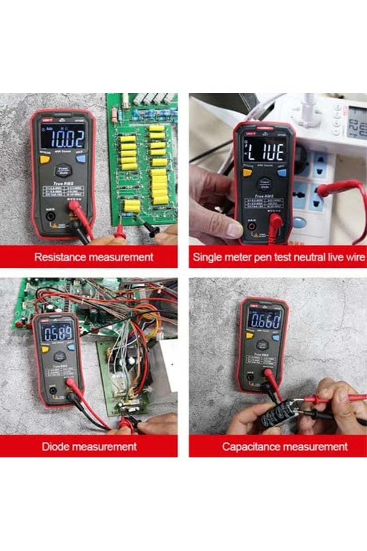 UniT UNI-T UT123D Digital Smart Multimeter NCV EBTN Display DC/AC Current Voltage Meter Capacitance Resistance Meter Multi Tester - Image 3