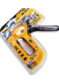 ABC 3 in 1 Powerful Multi-Purpose Hand Stapler, for fixing wood, plastic, fabric, leather, supports 3 types of staples (U, T, D), ideal for use in woodworking shops or home, durable and professional design  - Image 3