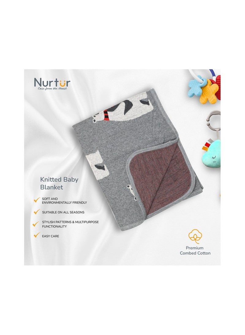 Nurtur Soft Baby Blankets for Boys & Girls Blankets Unisex for Baby 100% Combed Cotton Soft Lightweight  Official Nurtur Product  TRHA24222  - Image 3