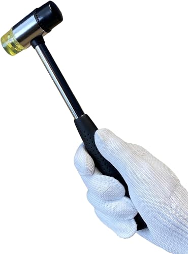 BOOSDEN Double-Faced Soft Hammer Mallet, Rubber Hammer, Soft Hammer for Home Decoration Installation Hand Tool, 25mm - Image 1