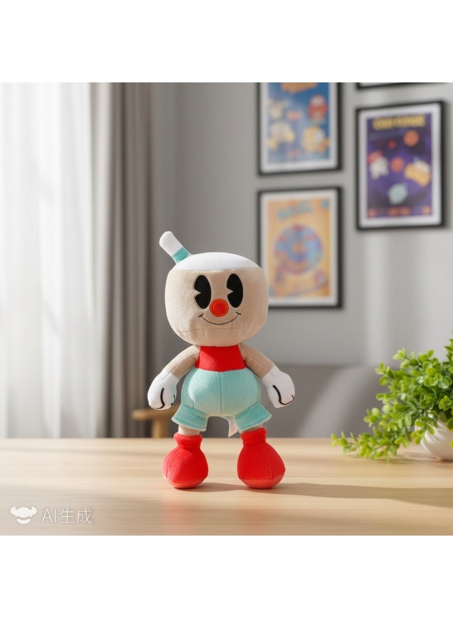 Y&D 1-Piece Cuphead Game Stuffed Toy  Puphead 25cm - Image 2