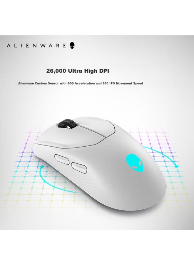 Alienware 720m+510k Keyboard And Mouse Combo Rgb High-end E-sports Peripherals Gift For Girlfriend Holiday Present White - Image 3