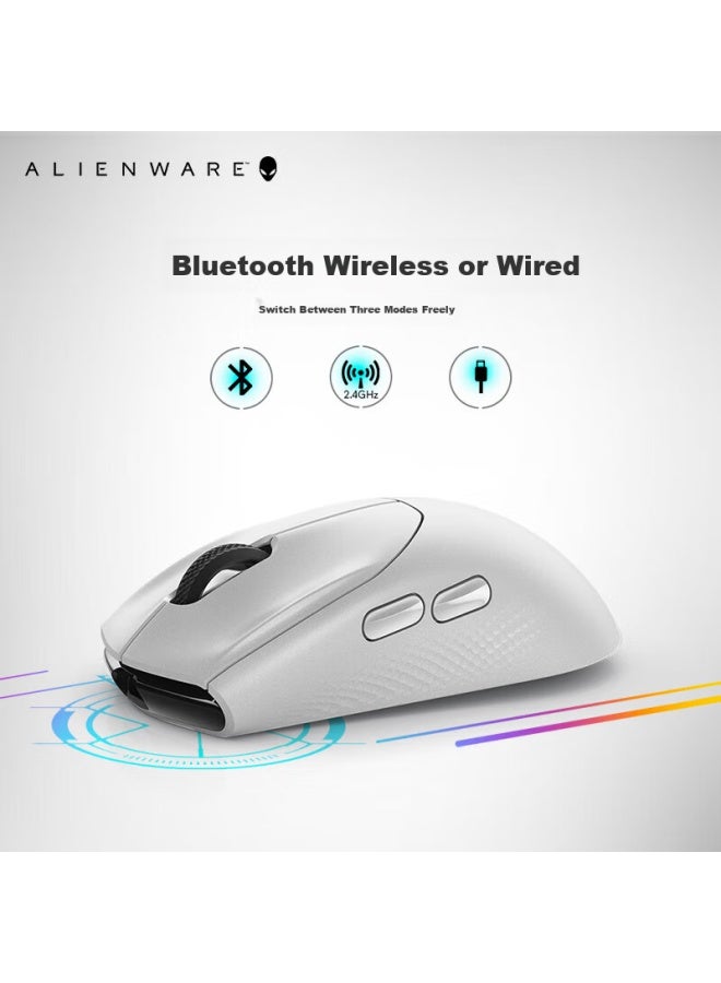 Alienware 720m+510k Keyboard And Mouse Combo Rgb High-end E-sports Peripherals Gift For Girlfriend Holiday Present White - Image 2