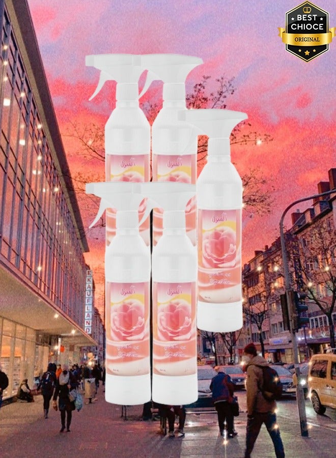 بانافع 5 قطع معطر جو برائحة الورد الطائفي 500 مل - Image 1