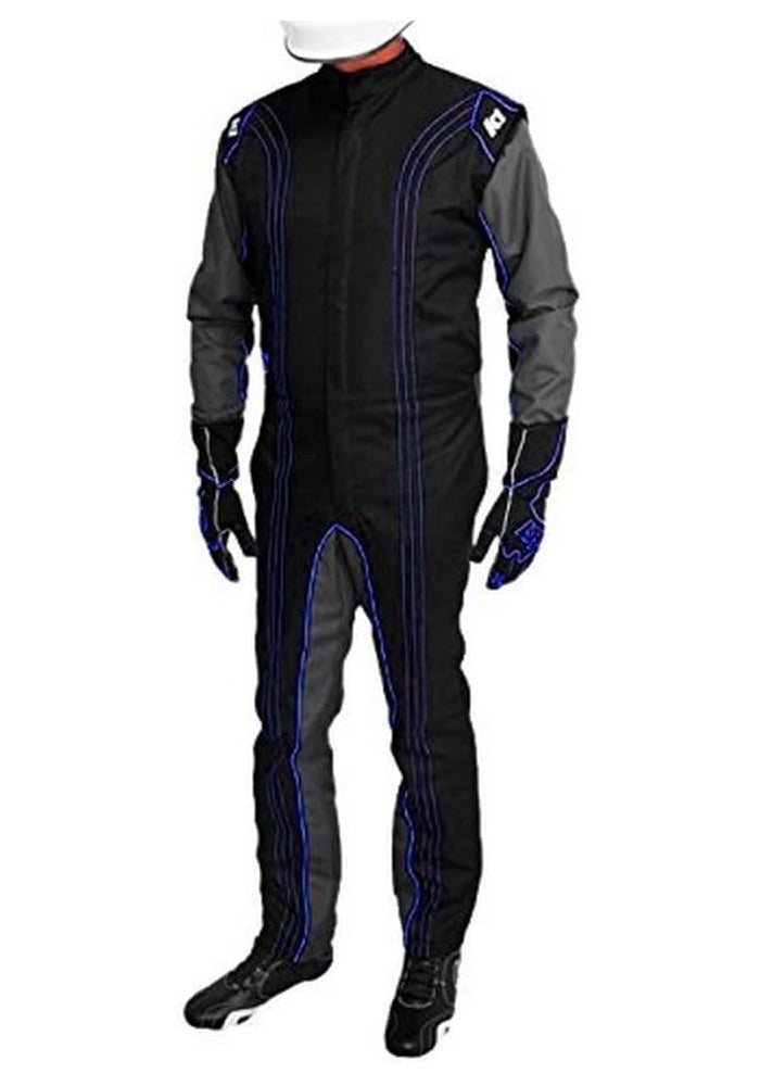 K1 Race Gear CIK/FIA Level 2 Approved Kart Racing Suit - Blue, Large