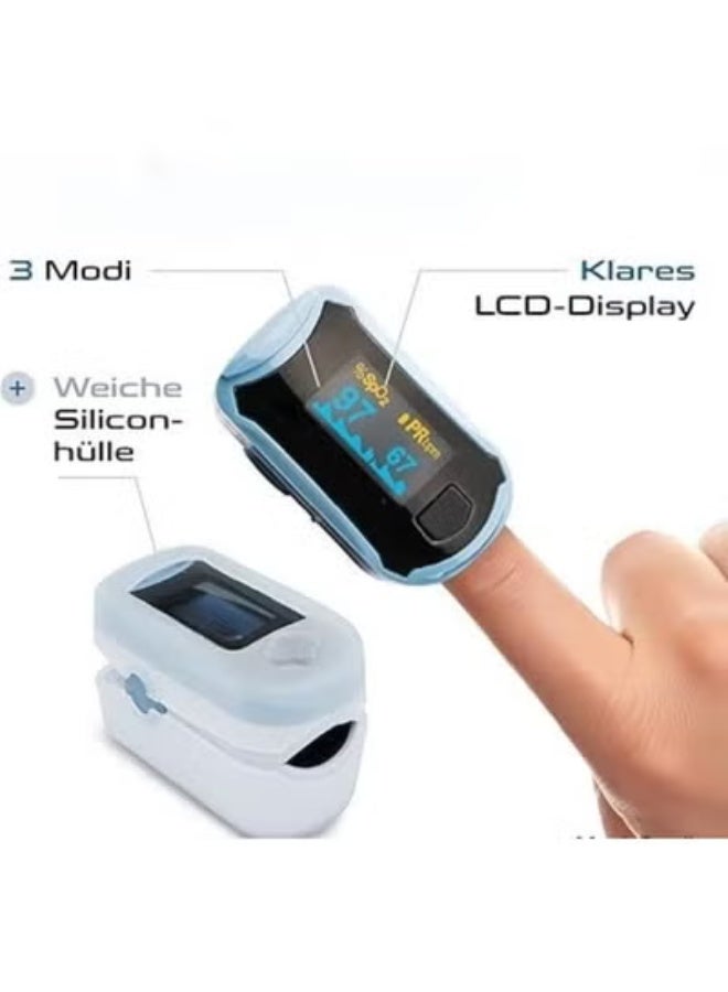 Pulse Oximeter – Heart Rate & Oxygen Saturation Monitor – Fingertip SpO2 Meter with LED Display - Image 3