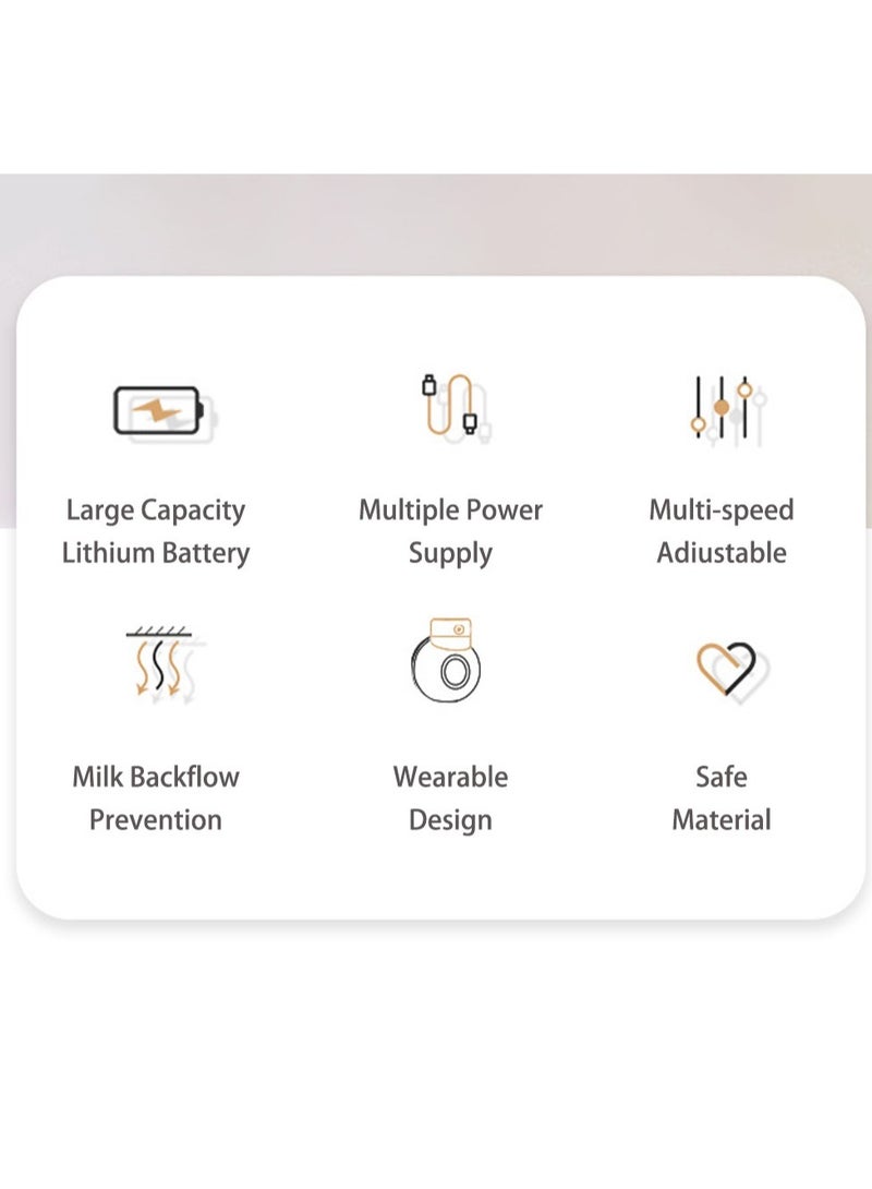 Arabest S12 Bilateral Wearable Breast Pump Wireless Breast Pumps Hands Free Milk Extractor Low Noise Memory Function Portable Electric Breastfeeding Pump - Image 4