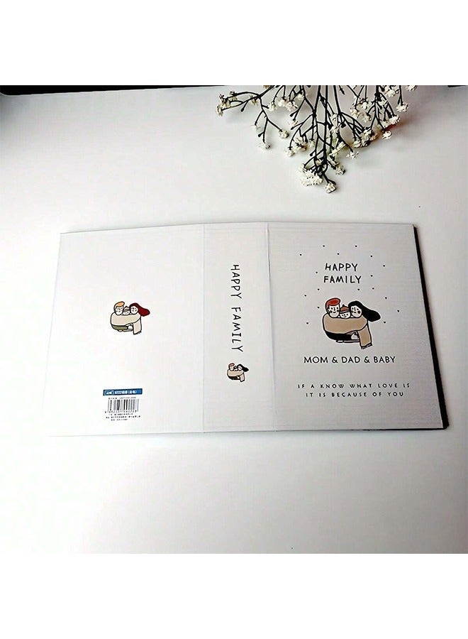 كيلا ألبوم ذكريات يحتوي على 50 صفحة و100 صورة، صورة مقاس 6 بوصات (أبيض 16.5 × 12.5 × 5.3 سم) - Image 5