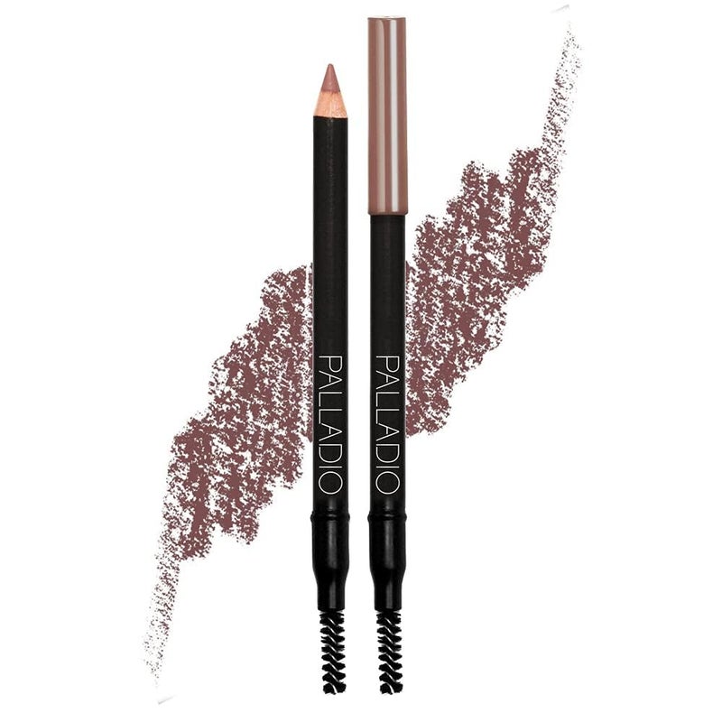 Palladio Brow Pencil & Brush for Eyebrows, Auburn - Image 1