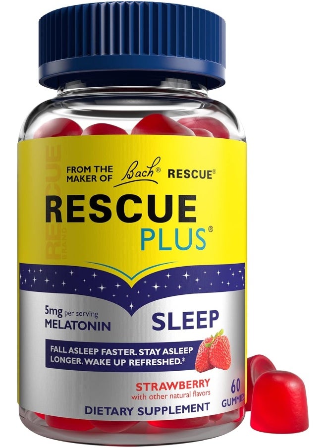 RESCUE - Plus Sleep Gummies, Strawberry, 60 Count - pzsku/ZD33D63472817262E3200Z/45/_/1740377335/f0ec0efd-dba4-44a0-b533-27b4a34566ad