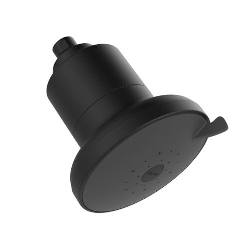 AQUA TRU AquaTru Shower - High Pressure Shower Filter Removes Impurities from Hard Water to Support Healthy Skin, Scalp, Hair, Reduce Breakage, and Enhance Your Beauty and Self-Care Routine (Matte Black) - Image 1